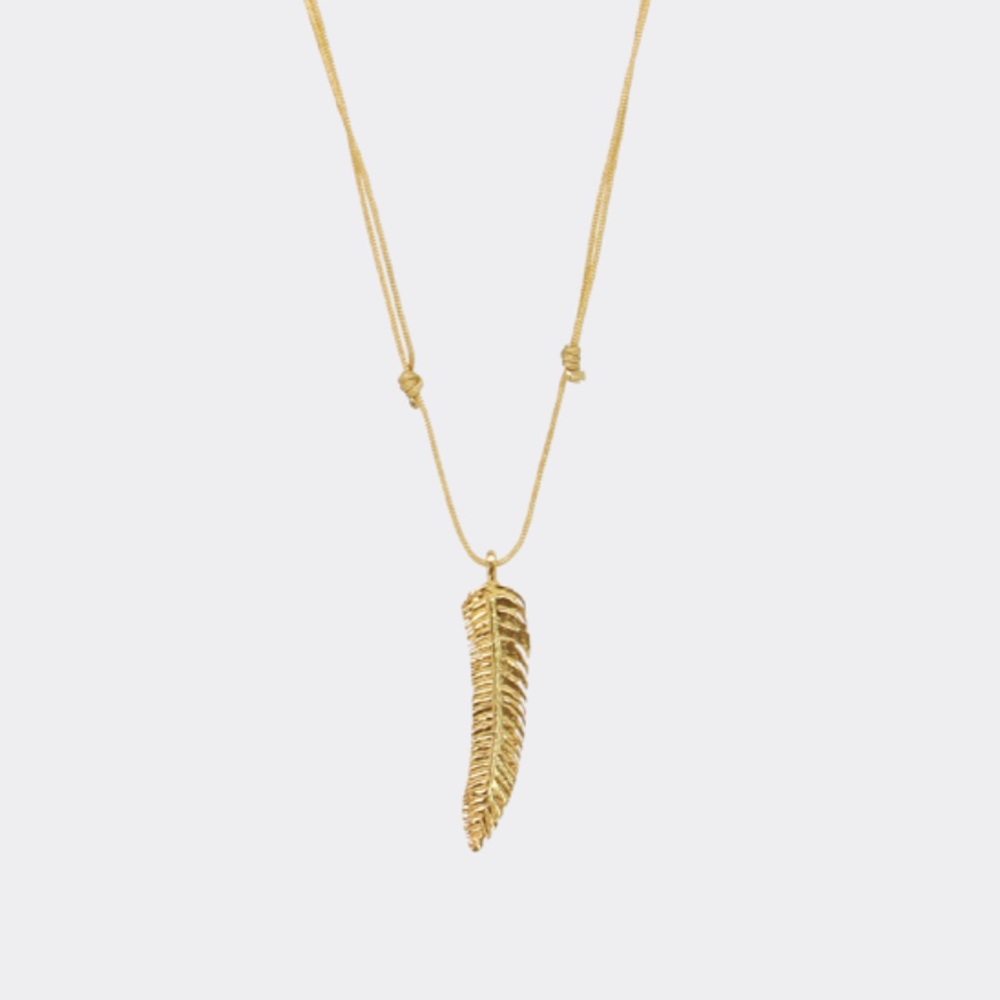 Feather Adjustable Necklace